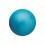 ROUND BEADS MM8 CRYSTAL NEON SKY BLUE-40PZ