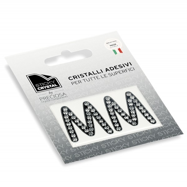 STICKY CRYSTAL® COLLECTION LETTERA M