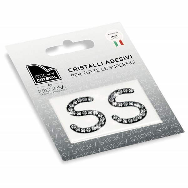 STICKY CRYSTAL® COLLECTION LETTERA S