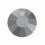 PRECIOSA THERMOADHESIVE SS10 (3 mm) JET SILVER FLARE-288PZ