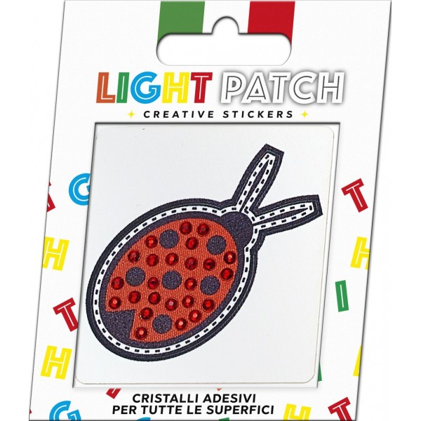 Light Patch Sticker Cristalli Rosso