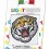 Leichter Patch Tiger Aufkleber Kristallkristalle