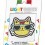 Leichter Patch Katze Aufkleber Citrin Kristalle