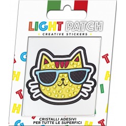 Light Patch Gatto Sticker Cristalli Citrine
