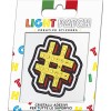 Light Patch Hashtag Sticker Cristalli Citrine