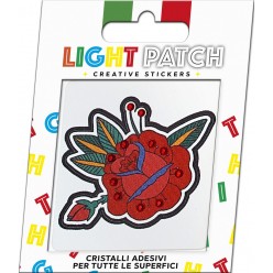 Light Patch Rosa Sticker Cristalli Light Siam