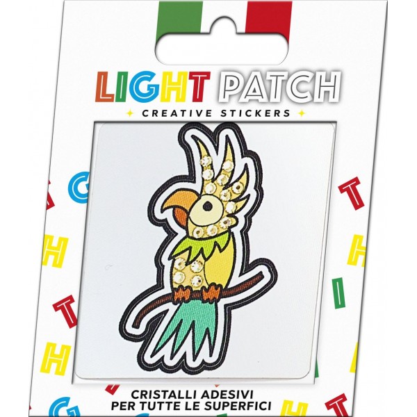 Light Patch Pappagallo Sticker Cristalli Jonquil