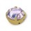 STRAS SS30 VIOLETT-GOLD-20PZ