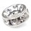 RUNDE STRASS-WASCHMASCHINE PRECIOSA MM10 KRISTALL-SILBER-PACK 20PEZZI