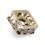 MM6x6 CRYSTAL- PRECIOSA GOLD-PACK 20-PIECE RHINESTONE WASHER