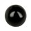 RUNDE PERLE MM6 SCHWARZ-40PZ